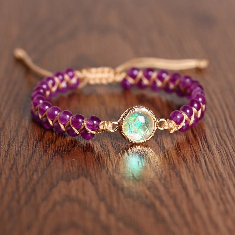 Gemstone Braided Bracelet