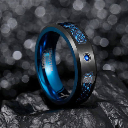 Viking Style Alloy Ring