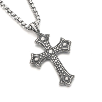 Sterling Silver Cross High Street Pendants Necklace