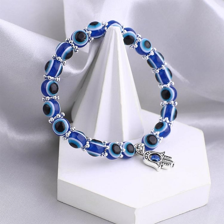 Evil Eye With Hamsa Symbol Healing Bracelet