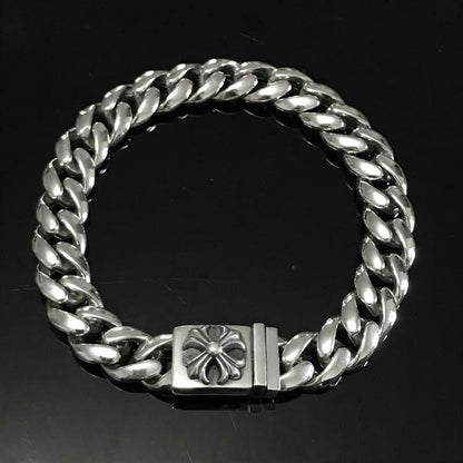 Men's S925 Cross Totem Retro Bracelet