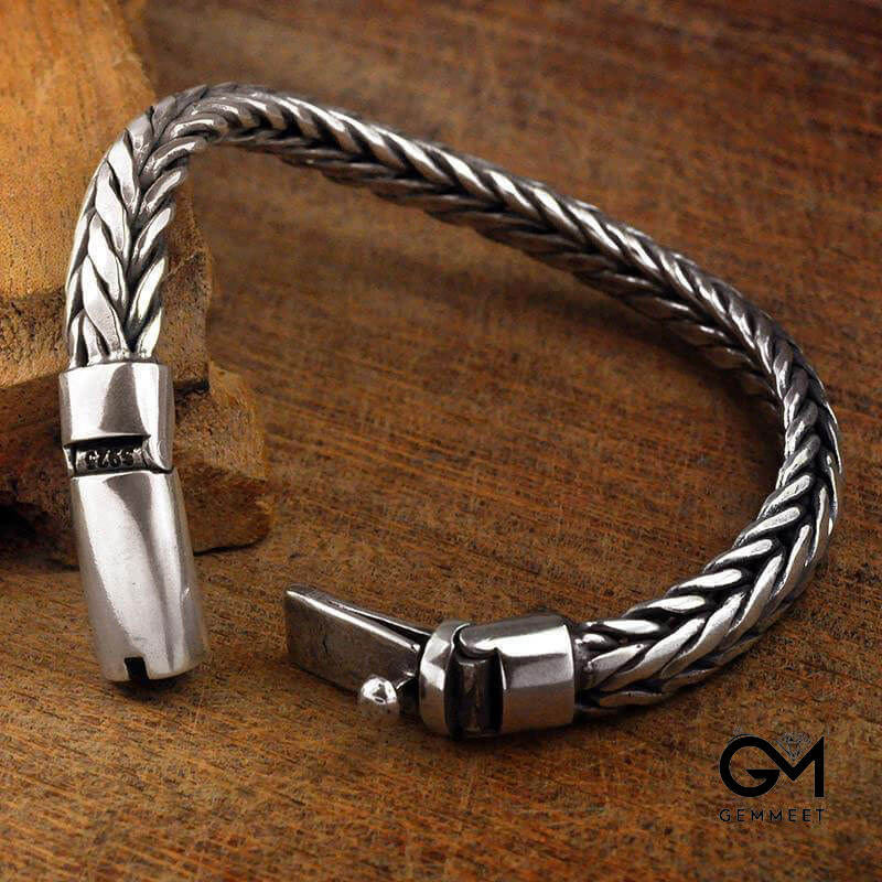 Men's Base Retro Weave Bracelet