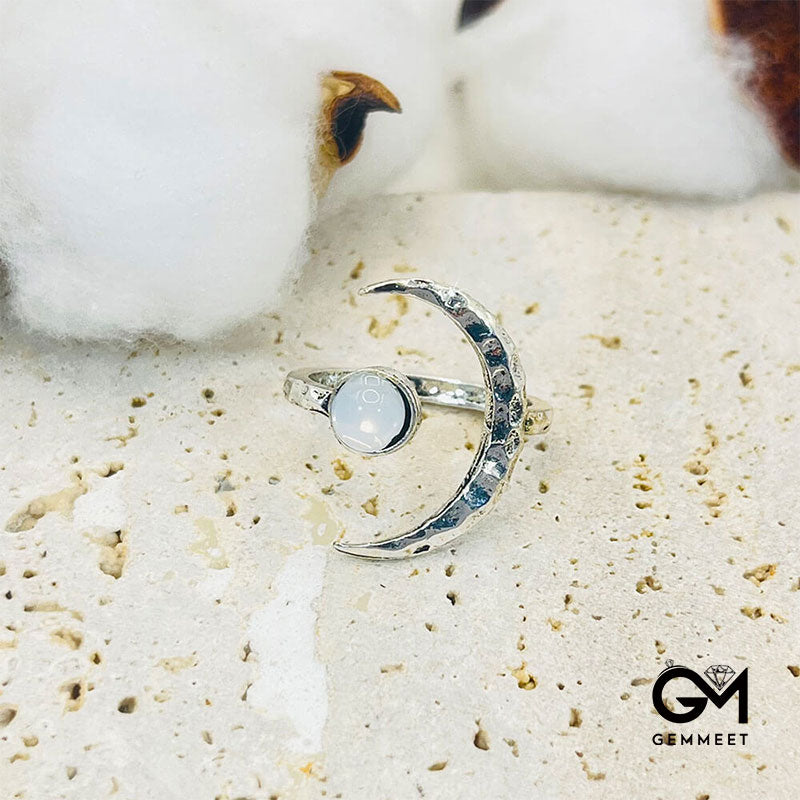 Vintage Thump The Sun Moon Opening Ring