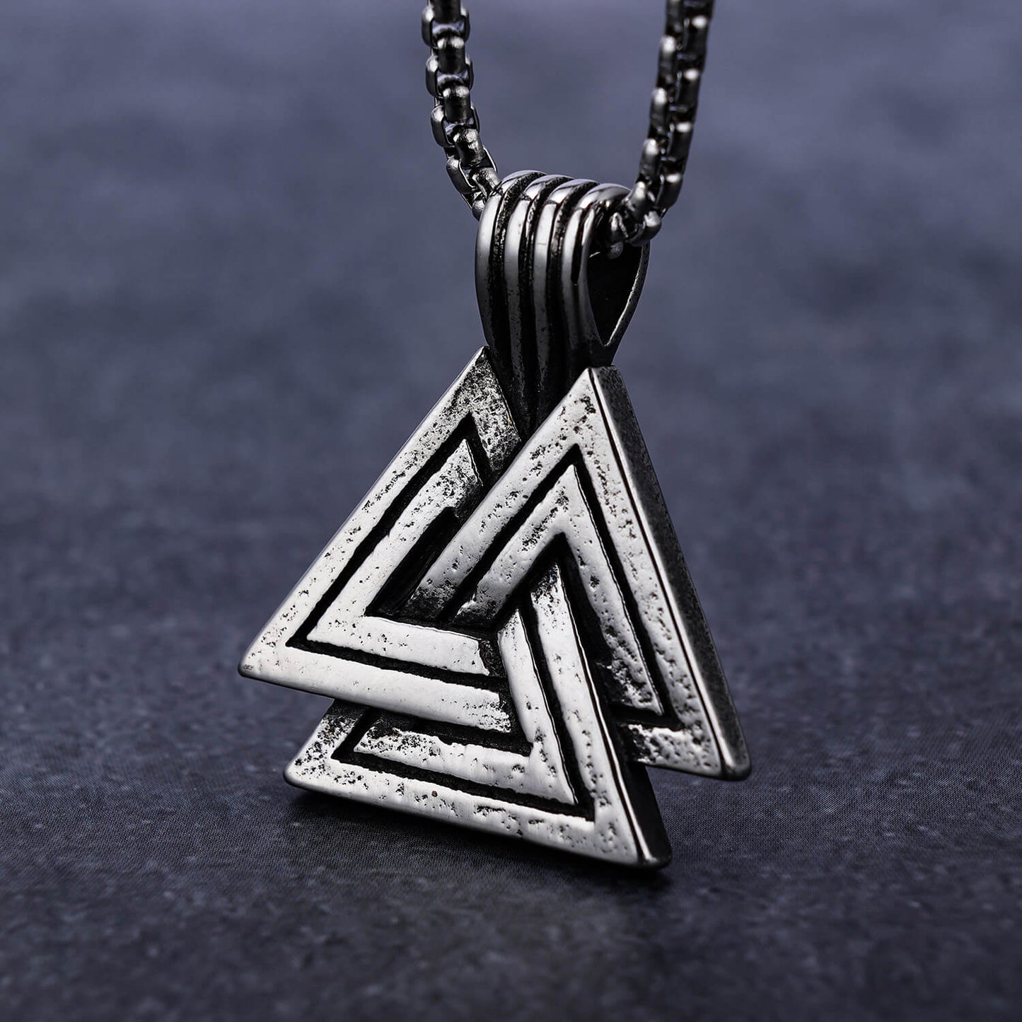 Stainless Steel Triangle Pendant