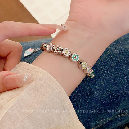 Titanium Steel Ice Cream Star Bracelet