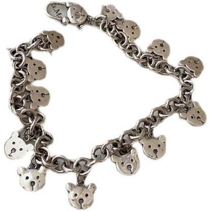 Simple Retro Cute Bear Bracelet