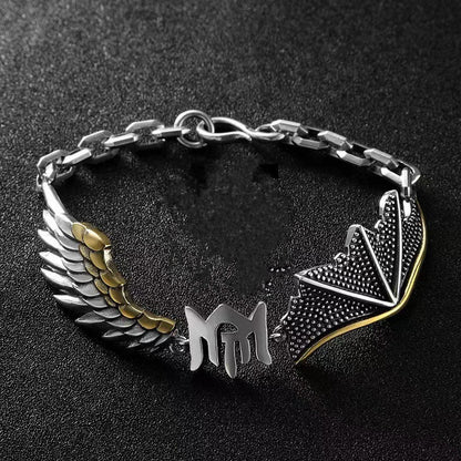 Men's Angel Devil Wing Bracelet