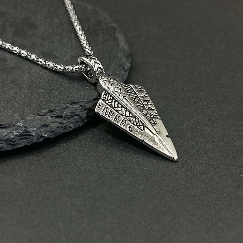 Vintage Men's Viking Arrow Necklace