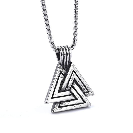 Stainless Steel Triangle Pendant