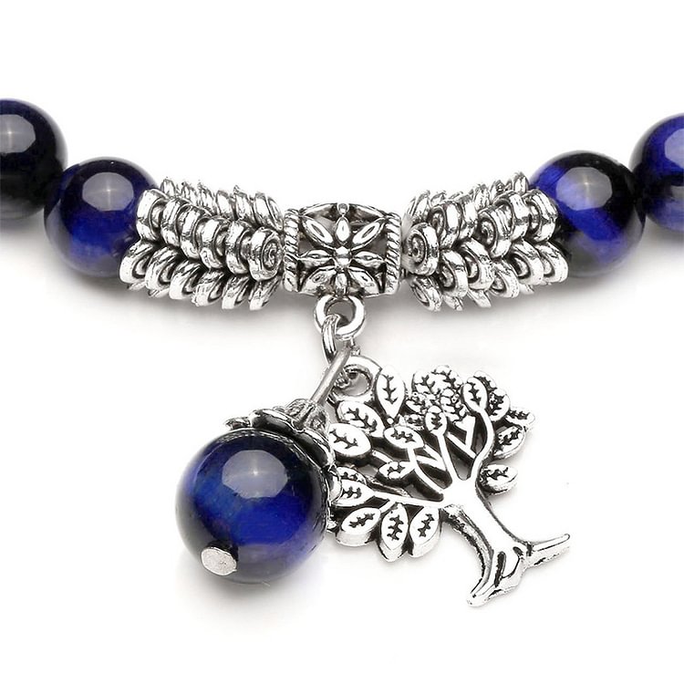 Natural Crystal Tree Of Life Bracelet