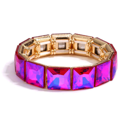 Women's Cubic Rhinestone Stretchy Bracelet