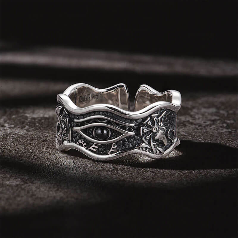 Vintage Men's Eye Of God Horus Rings