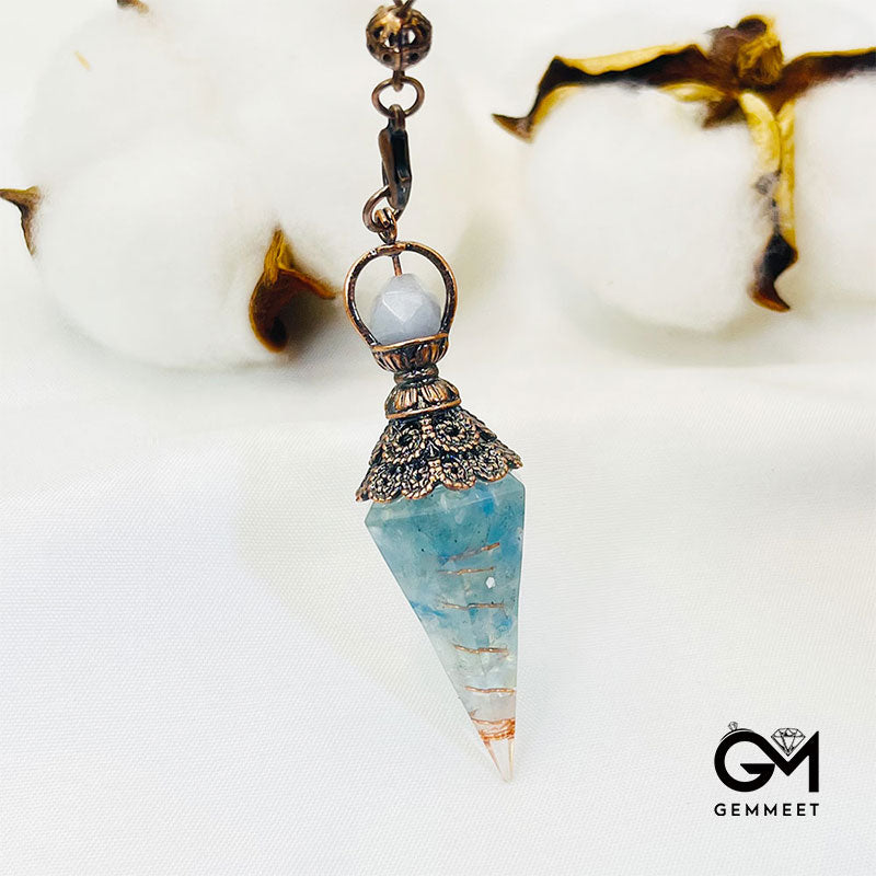 Delicacy Aquamarine Calm And Peace Pendant