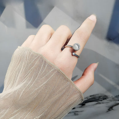 Moonstone Meditation Ring