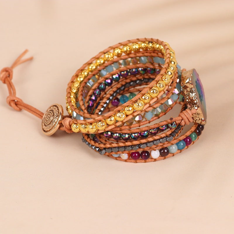 Bohemian Multicoloured Plated Bracelet