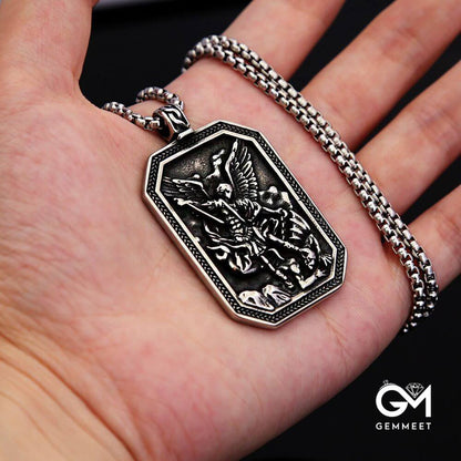 Creative Stainless Steel Viking Axe Necklace