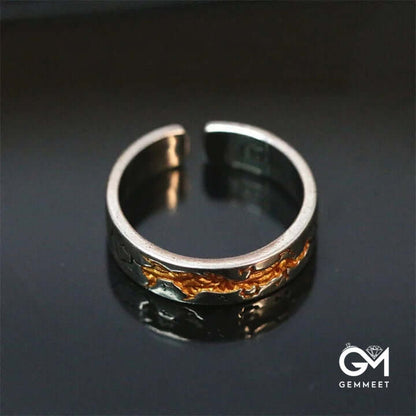 "Metamorphosis" - Simple Creative Metal Open Ring