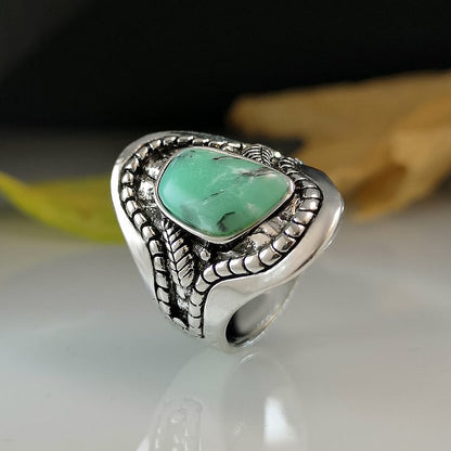 Vintage Large Turquoise Ring