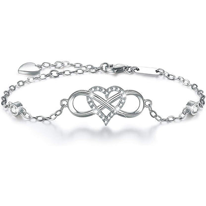 Fashion 8-Shaped Heart Bracelet