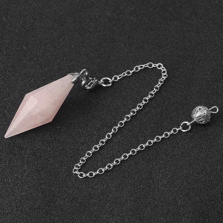 Crystal Conical Section Crystal Stone Pendant