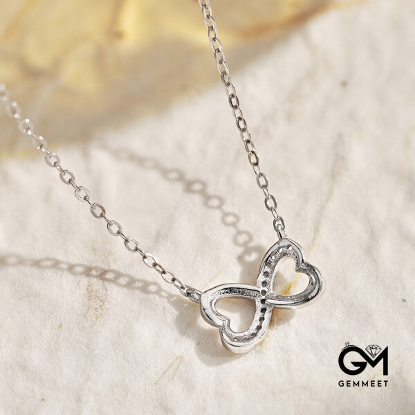 S925 Sterling Silver Infinite Symbol Love Necklace