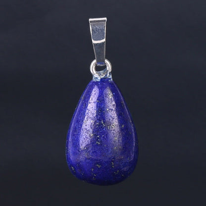 Teardrop Drop Agate Lapis Pear-shaped Pendant