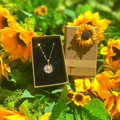 "You Are My Sunshine" Sunflower Necklace