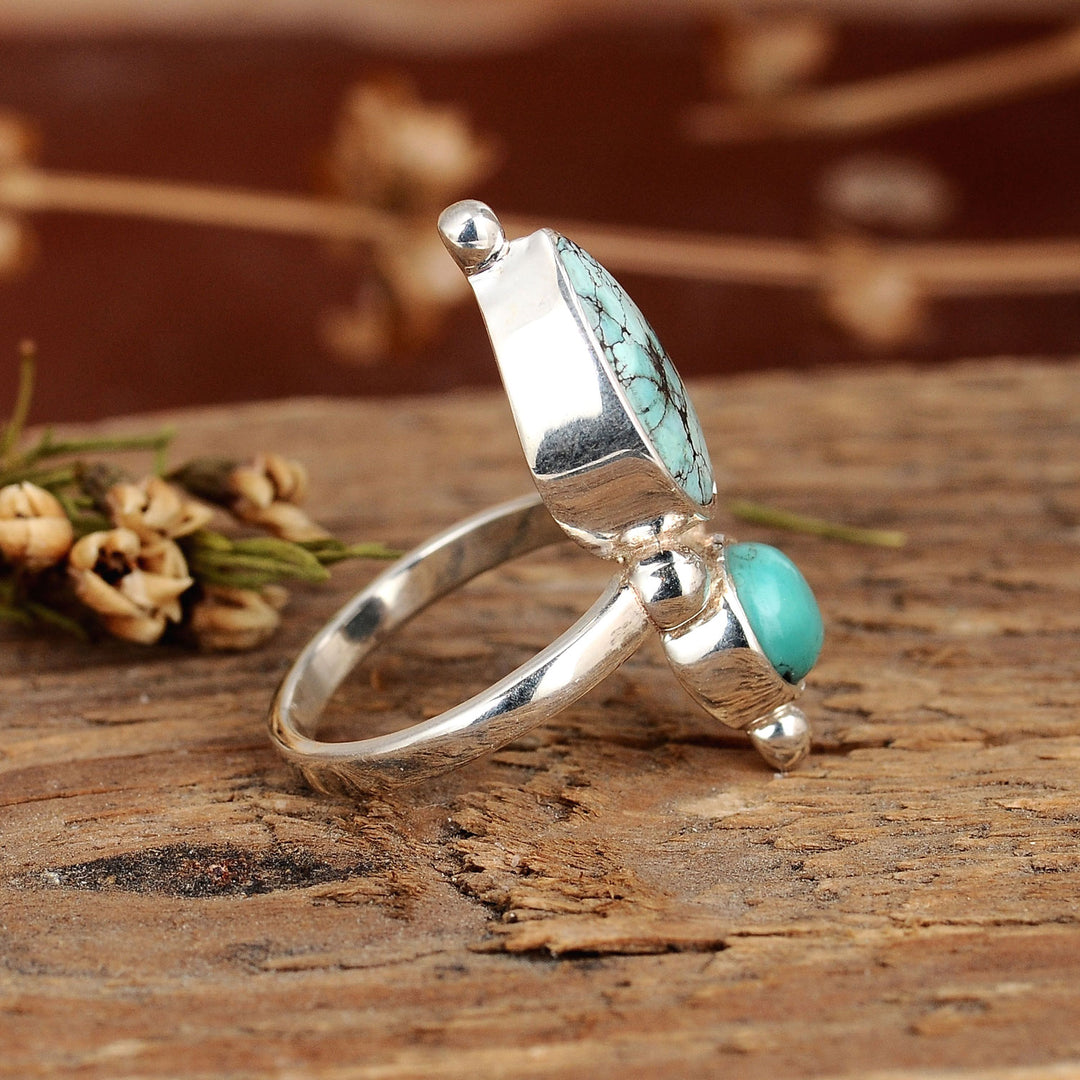 Preorder: Vintage Authentic Turquoise Boho Ring