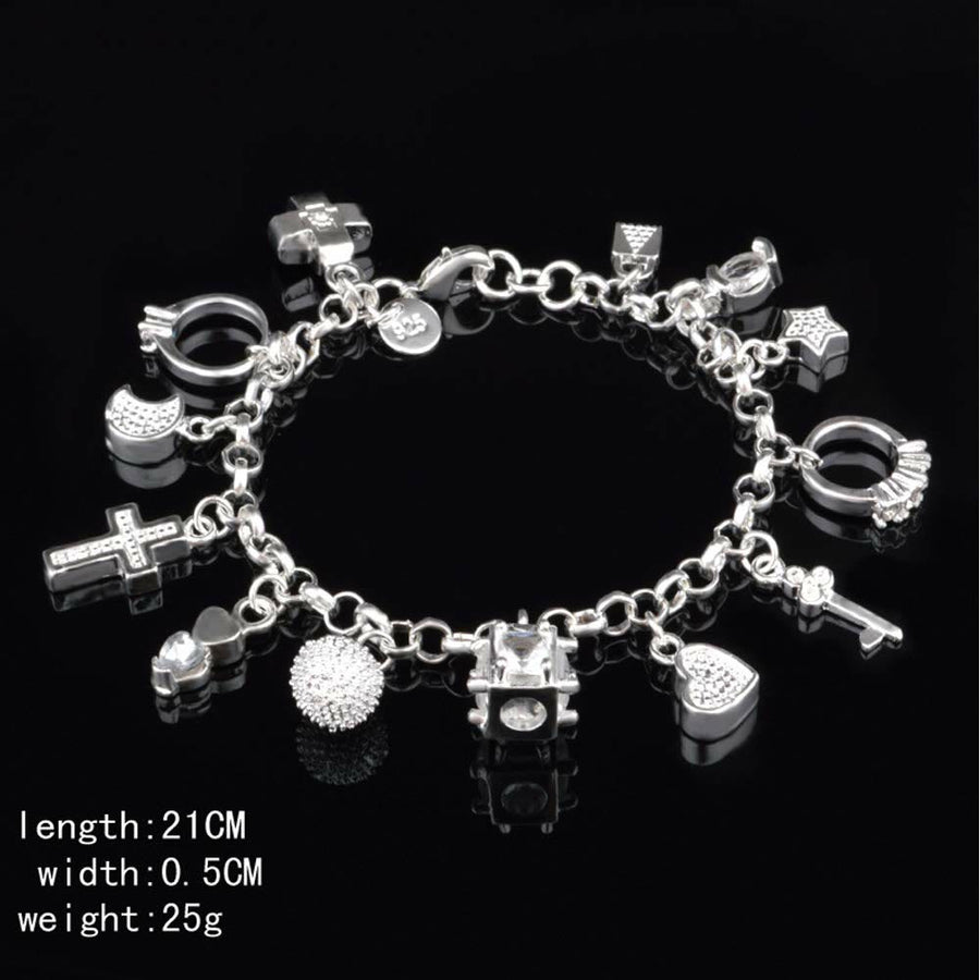 Thirteen Hanging Pieces Women Bracelet