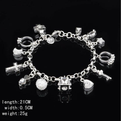 Thirteen Hanging Pieces Women Bracelet