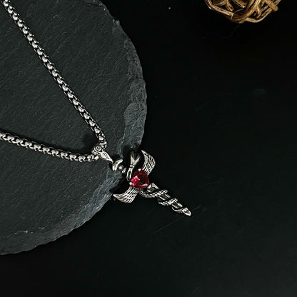 Men's Angel Sword Necklace