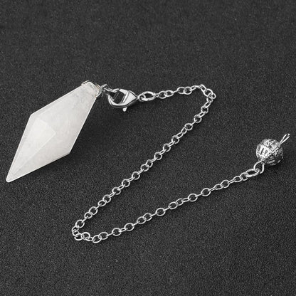 Crystal Conical Section Crystal Stone Pendant