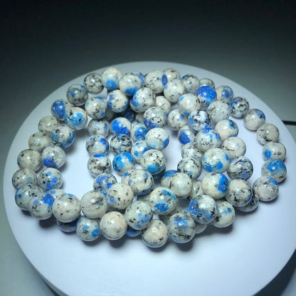 Natural Azurite 11mm Beads Energy Stone Bracelet