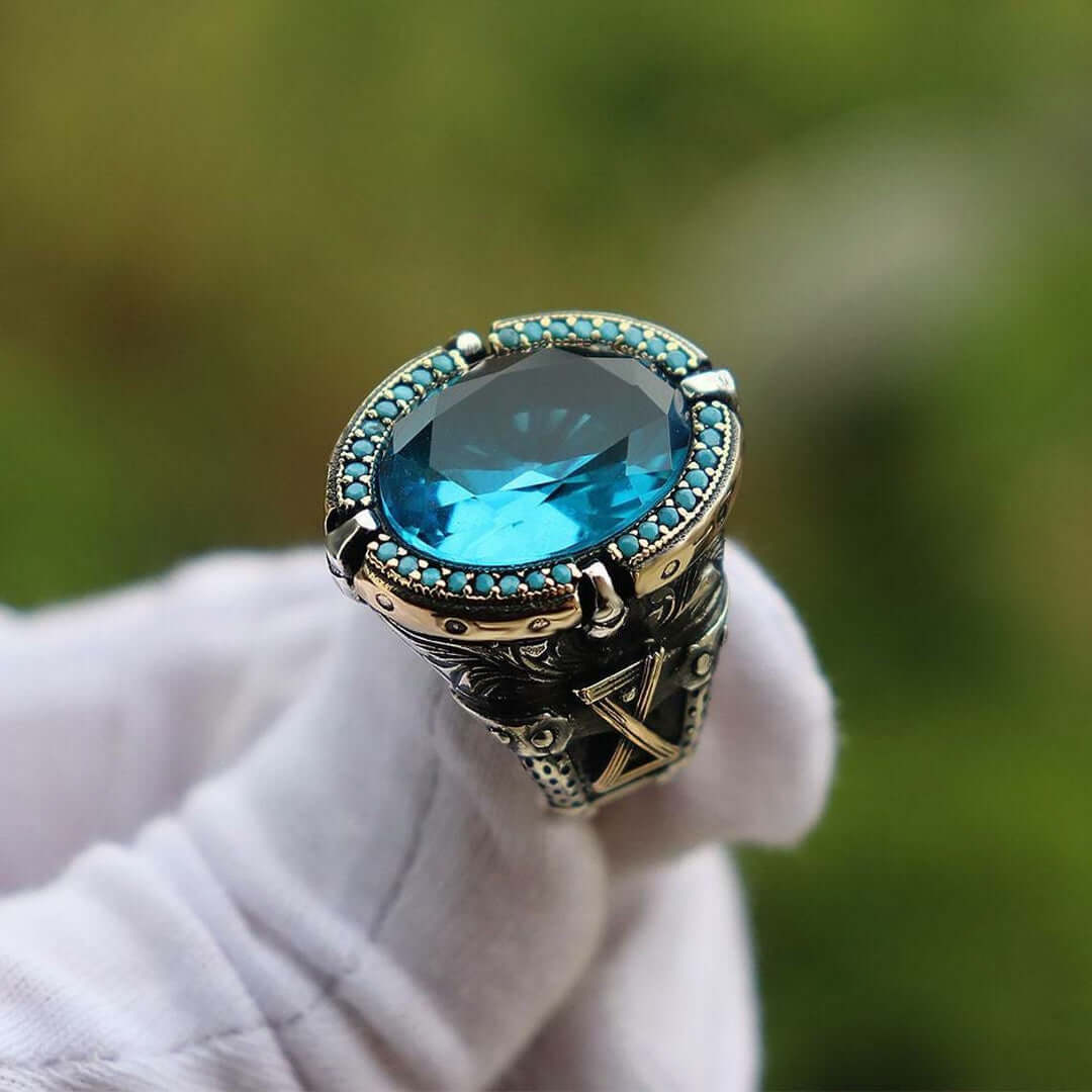 Men's Sapphire Ring