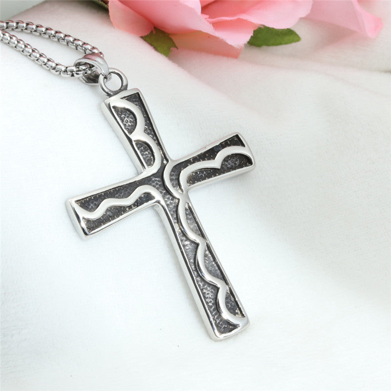 Hip Hop Retro Cross Thread Pendant