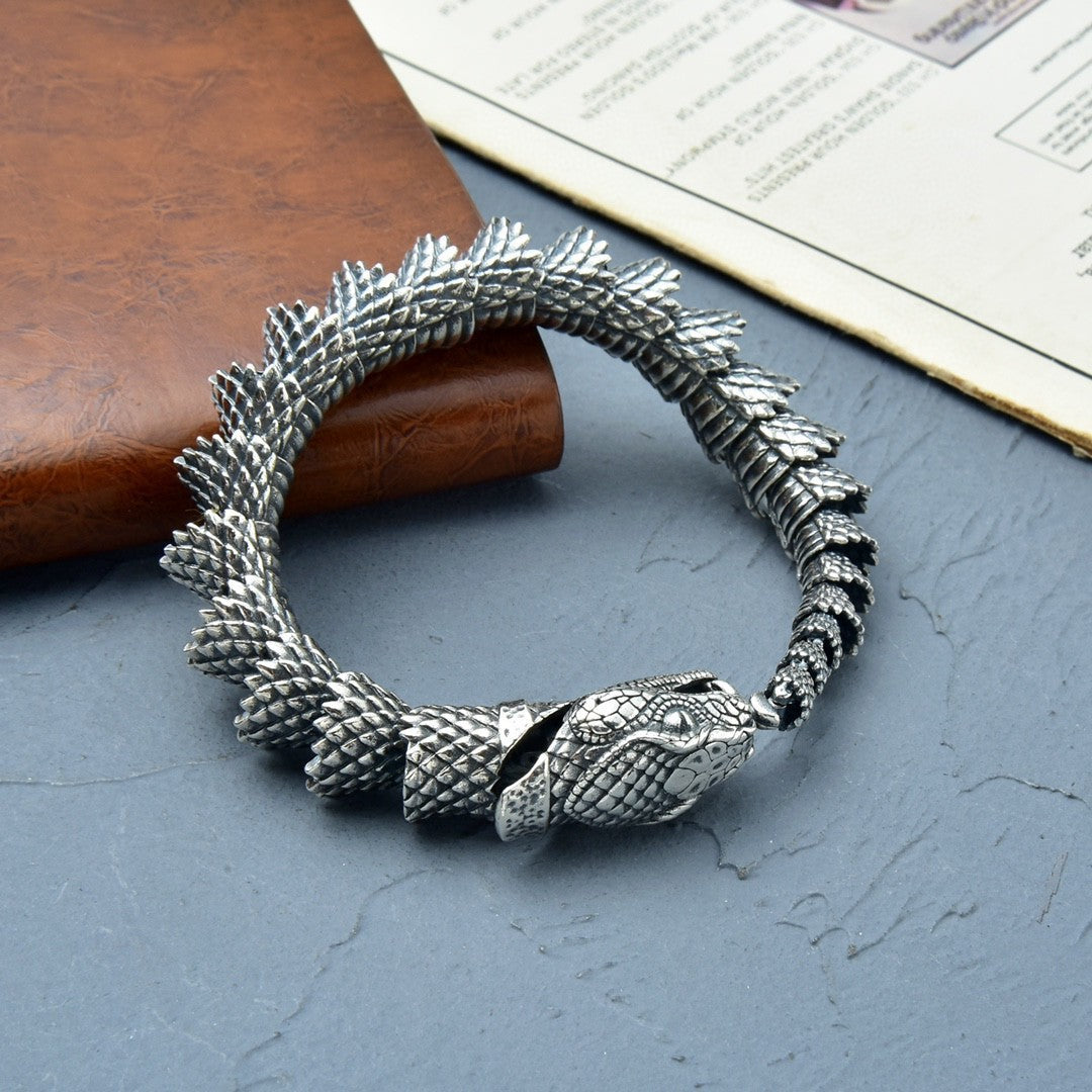 Men's Vintage Snake Bracelet