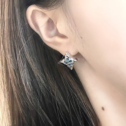 Zircon Stars Cold Wind Earrings