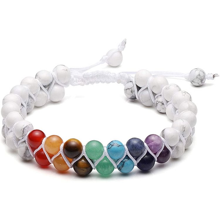 Colorful Orgone Chakra Healing Bracelet