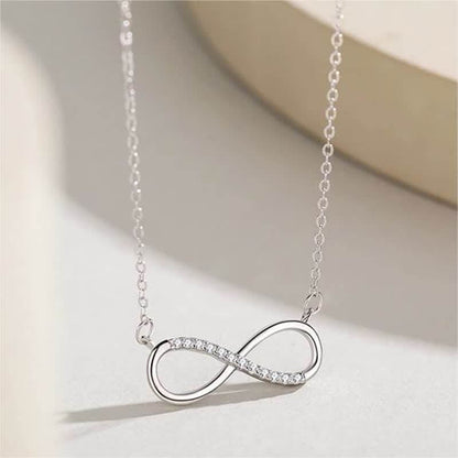 Women's Minimalist Eternity Symbol Necklace