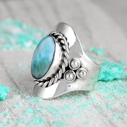 The Larimar Boho for Women Ring