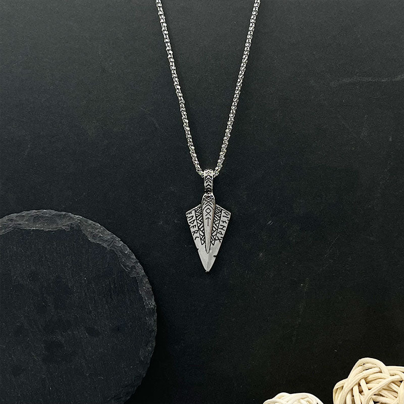 Vintage Men's Viking Arrow Necklace