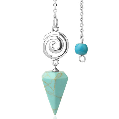 Spiral Crystal Pendant