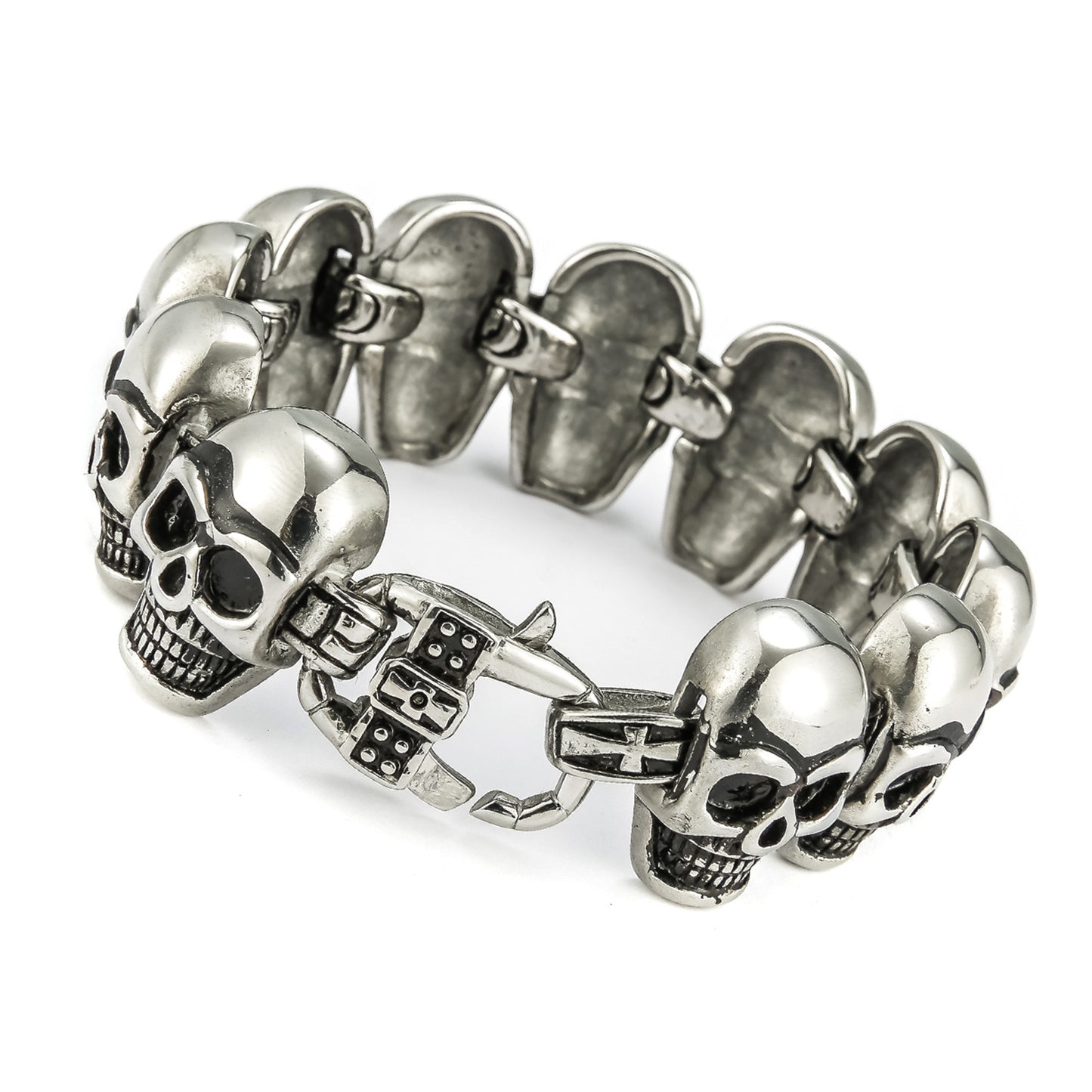 Punk Men's Skull Bracelet