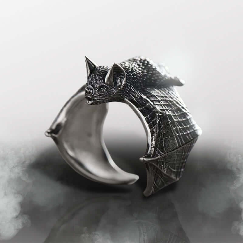 Cute Vampire Bat Vintage Ring