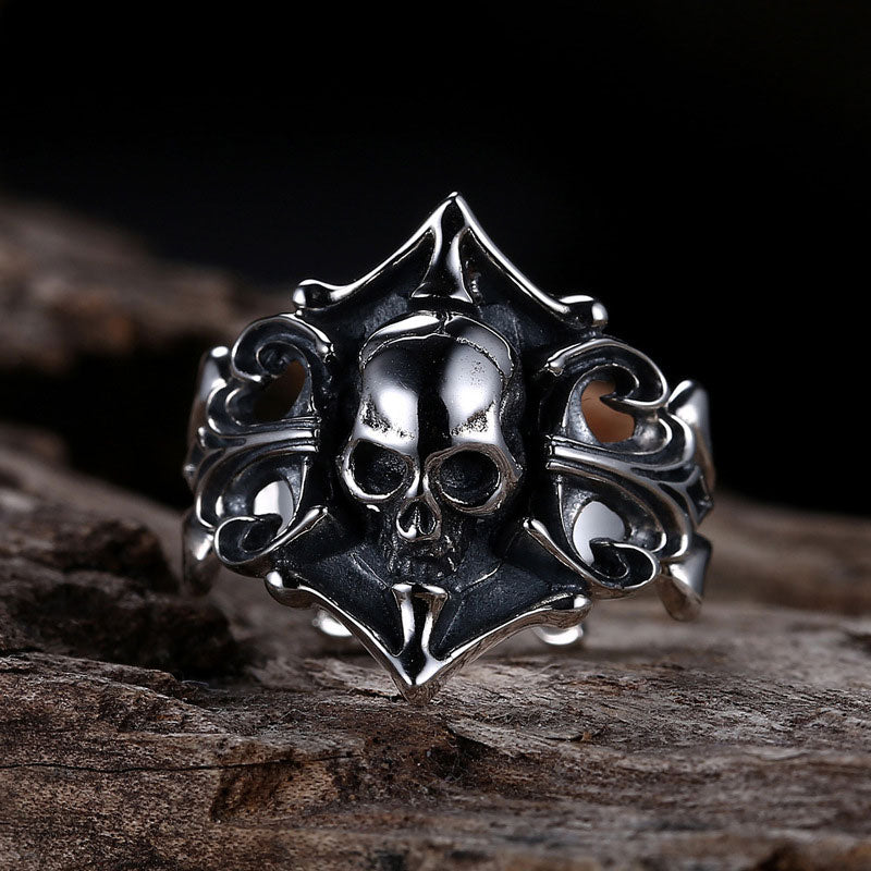 Ghost Pirate Hollow Adjustable Ring