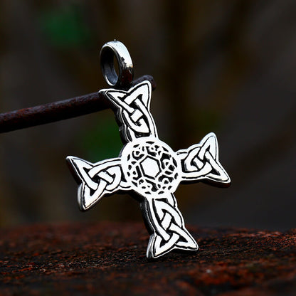 Stainless Steel Hollow Cross Pendant