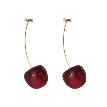 Women's Luscious Cutie Cherry Earrings