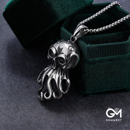 Stainless Steel Pendant in Octopus Shape