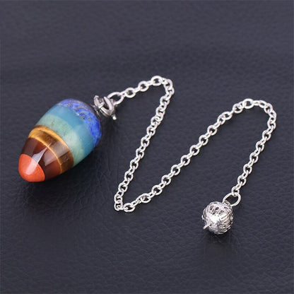 Fashion Small Gyro Oval Egg Spirit Pendant