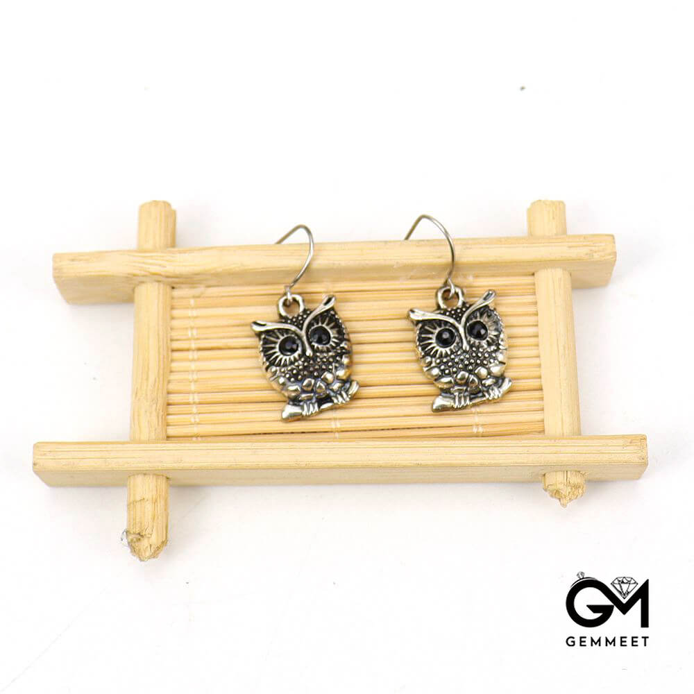 Vintage Owl Stud Earrings